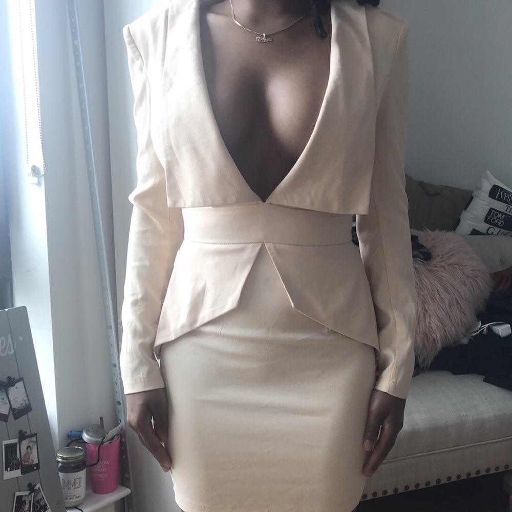 Peach dress